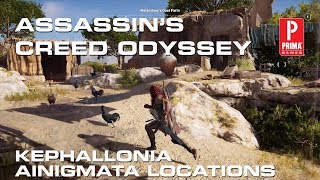 Assassin’s Creed Odyssey Kephallonia Ainigmata Ostraka Locations [upl. by Davis148]