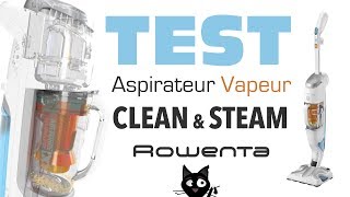 ✦Test amp avis ✦ Aspirateur Nettoyeur Vapeur CLEAN and STEAM ROWENTA [upl. by Roman294]