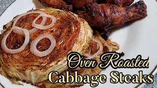 How to make delicious Oven Roasted Cabbage Steaks [upl. by Namie893]