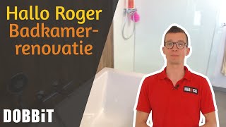 Badkamerrenovatie van A tot Z vloer  wand  bad  douche  hangtoilet en kraanwerk [upl. by Alidus]