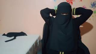 Sewing Flap Niqab Niqab with eye veil [upl. by Elora]