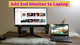 How to Connect a Second Monitor to Your Laptop [upl. by Elumas]