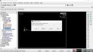 Ansys Mechanical APDL tutorial for beginners [upl. by Keelby]