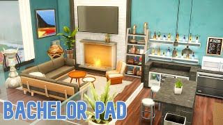 Bachelor Pad Platform Studio  910 Medina Studios Apartment Renovation Sims 4 Speed Build No CC [upl. by Nitsir]