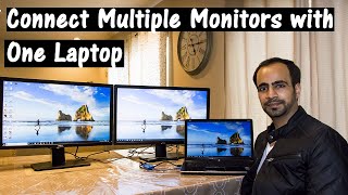 How to Connect Multiple Display Monitors with One PC and Settings [upl. by Agnot]