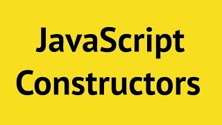 JavaScript Constructor Functions [upl. by Randell]