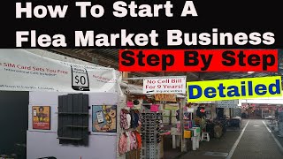 How To Start a Flea Market Business from Scratch Step by Step Part [upl. by Eirrem]