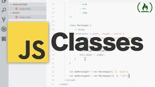 JavaScript Classes Tutorial [upl. by Suchta570]