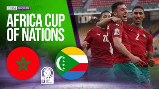 Morocco vs Comoros  AFCON 2021 HIGHLIGHTS  01142022  beIN SPORTS USA [upl. by Esemaj]