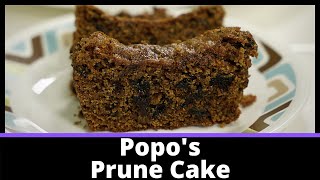 Prune Cake  Old Time Favorite  MOIST and DELICIOUS Recipe [upl. by Luwana]