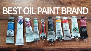 What Oil Paint Brand to buy Oil Paint Brand Comparison [upl. by Gonzales]