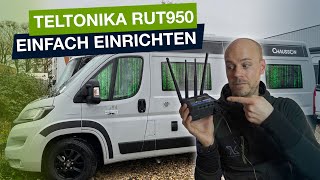 Teltonika RUT950 einrichten  WLAN amp LTE deutsch [upl. by Ahto]