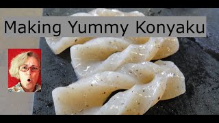 How to make Konyaku Devils Tongue Japans mysterious health amp diet food [upl. by Anitsirhc]