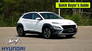 5 Things You Should Know About The 2022 Hyundai Kona  Quick Buyers Guide [upl. by Steinman]