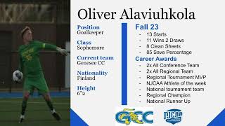 Oliver Alaviuhkola  Genesee CC Highlights [upl. by Brinna]