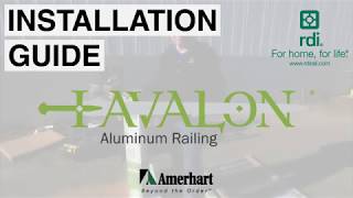 RDI AVALON Aluminum Railing Installation Guide [upl. by Ademla]