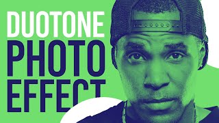 Duotone Photo Effect Photoshop Tutorial  FREE PS Action [upl. by Benil313]