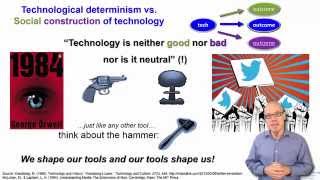 DTampSC 14 Technological Determinism vs Social Constructivism [upl. by Anawot812]