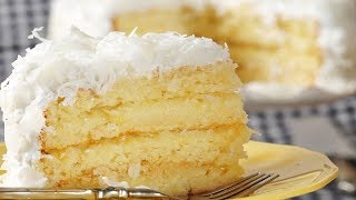 Coconut Cake Recipe Demonstration  Joyofbakingcom [upl. by Keith596]