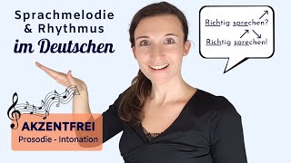 Sprachmelodie amp Pausensetzung  Korrekte Aussprache Akzentfrei amp natürlich Deutsch sprechen [upl. by Ahael]