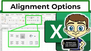 Excel Alignment Options Tutorial [upl. by Okiruy]