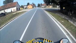 GILERA RUNNER VXR 200 AKRAPOVIC GOPRO [upl. by Regen]