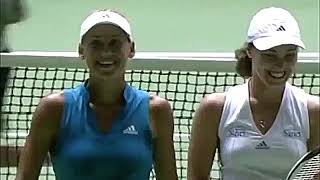 HingisKournikova vs HantuchovaSanchezVicario 2002 AO Highlights [upl. by Vezza]