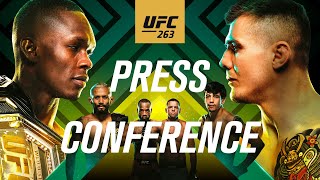 UFC 263 Prefight Press Conference [upl. by Leiram]