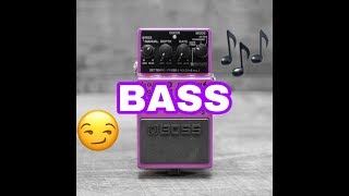 Flanger BOSS BF3 with BASS demo [upl. by Lahcim869]