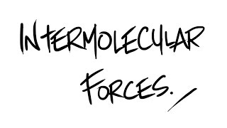 AQA ALevel Chemistry  Intermolecular Forces [upl. by Sankaran880]