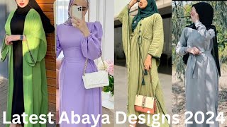 Stylish New Abaya Designs 2024 [upl. by Nicki]