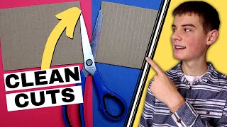 How to Perfectly Cut Cardboard with SCISSORS 5 Tips for Using Scissors [upl. by Adriana]