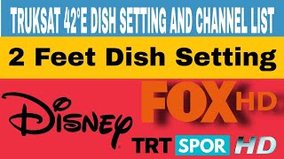 How To Sat Turksat 42°e Dish Setting And Channel List KRISH TV [upl. by Ardnahc]