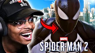 ImDontai Reacts to SPIDERMAN 2 GAMEPLAY REVEAL [upl. by Ecnatsnok]