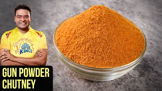 Gun Powder For Idli Dosa  How To Make Idli Podi  Indian Culinary League  Varun Inamdar [upl. by Ahsenod]