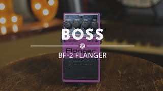 Boss BF2 Flanger  Reverb Demo Video [upl. by Kcir986]