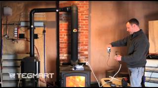 Devil Watt 45 watt Wood Burning Stove Thermoelectric Generator [upl. by Lonnard]