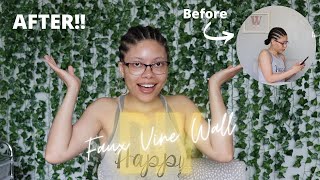 Faux Vine Wall  25 DIY Backdrop [upl. by Atteselrahc]