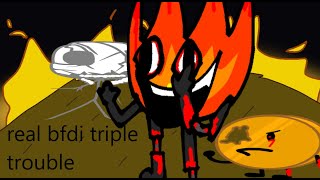 FNF  FIREY FOOLISHNESS V2 Triple OJs BFDI MIX [upl. by Gunilla119]