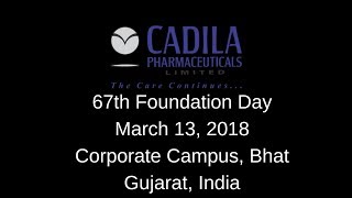 Cadila Pharmaceuticals 67th Foundation Day Celebrations [upl. by Buck]