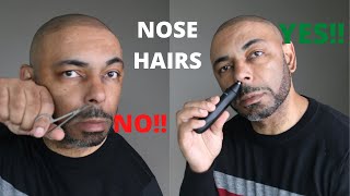 How To Trim Your Nose Hairs [upl. by Naahs313]