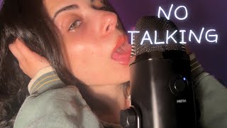 ASMR NO TALKING  Mouth Sounds amp Tongue Fluttering [upl. by Aramas]