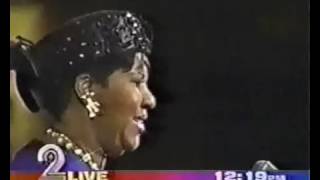 Aretha Franklin Lift Every Voice amp Sing LIVE YouTube [upl. by Arek]