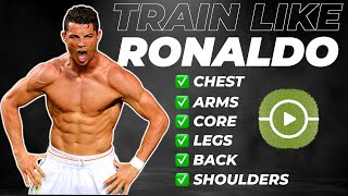 TRAINING LIKE CRISTIANO RONALDO  Full WorkoutStrength Routine [upl. by Earezed]