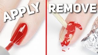 Apply amp Remove Gel Polish PERFECTLY At Home [upl. by Mariya]