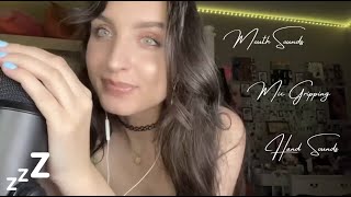 Beebee ASMR Mic Gripping Compilation  Mouth Sounds Hand Sounds Mic Sounds Personal Attention [upl. by Relyhcs601]