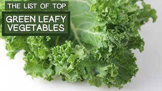 Green Leafy Vegetables A Nutritive Alkalizing Food High in Fiber [upl. by Aitat]