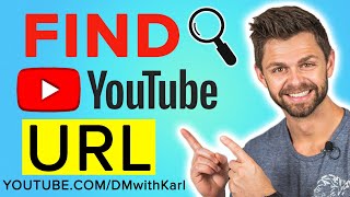 How to Find your Youtube Channel URL Link on PC Phone and Mobile [upl. by Colis]