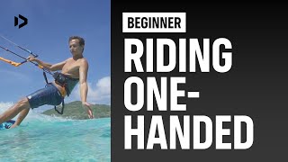 BEGINNER  Ride one handed  Duotone Academy [upl. by Elleined265]