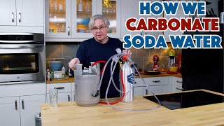 How We Carbonate Our Soda Water  Glen And Friends Cooking  Carbonating Water [upl. by Atiuqer]